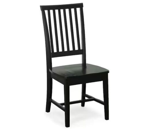 Carolina Chair & Table Hudson Antique Black Wood Dining Chair