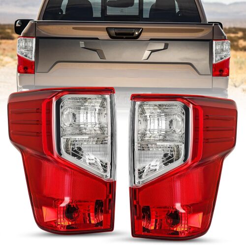 Rear Tail Light Assembly Fit for 2016-2024 Nissan Titan/Titan XD OE Style Taillights Outer Taillamp Brake Light Left Driver and Right Passenger Side Easy Installation