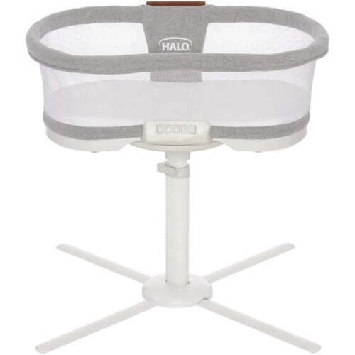 HALO BassiNest Luxe Swivel Baby Sleeper, Bedside Bassinet with 360° Rotation