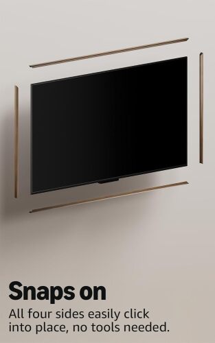Amazon Ember Artline Pale Gold Frame for 55" art TV, only compatible with the Amazon Ember Artline TV