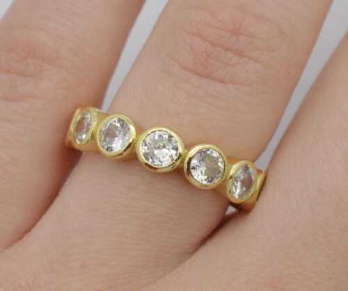 Mameloly Cubic Zirconia Eternity Band