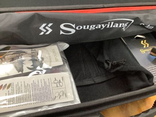 Sougayilang Fishing Rod and Reel Combo Full Travel Kit