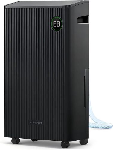 4500 Sq Ft Dehumidifier for Basement, Max 70 Pint with Drain Hose