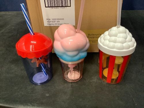 Case of Bullseye's Playground Novelty Drinkware Set