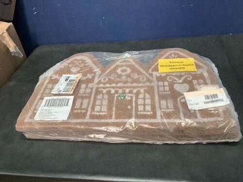 Set of 4 Ginger Bread house Rugs
