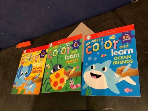 Case of Scholastic Kids My First Coloring Books