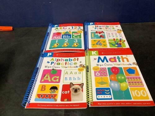Case of Scholastic Kids Educational Workbooks, 12 Count