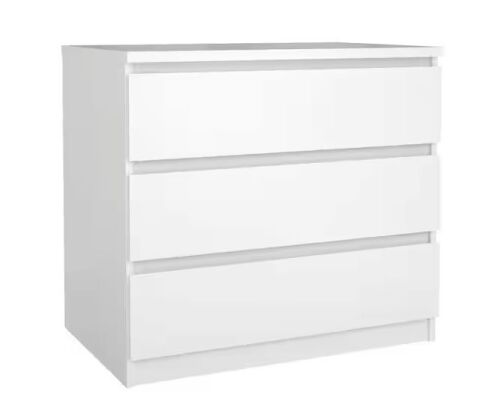 Tvilum Scottsdale White 3-Drawer 30.31 in. Wide Chest of-Drawers
