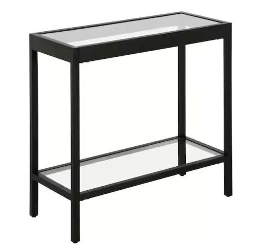 Meyer&Cross Alexis 24 in. Wide Blackened Bronze Rectangular Side Table