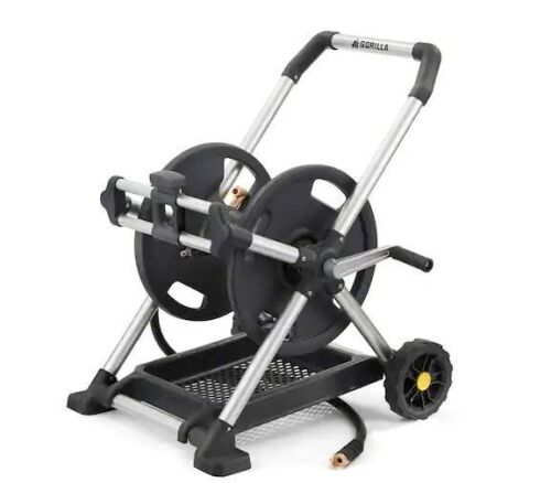 Gorilla 200 ft. Aluminum Zero Rust Premium Mobile Hose Reel