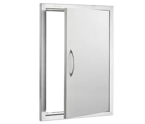 VEVOR 20 in. W x 27 in. H Single Outdoor Kitchen Access Door Stainless Steel Flush Mount