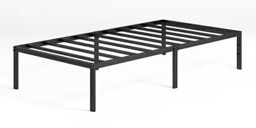 Zinus Classic 14 in. Black Metal Twin Platform Bed Frame