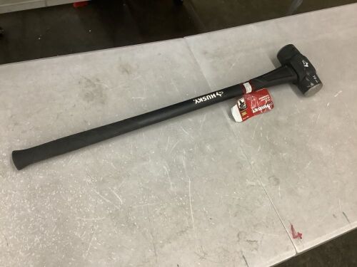 Husky 10 lb. Sledgehammer with 34 in. Fiberglass Handle