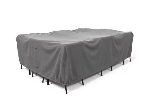 KHOMO GEAR Patio Table and Chair Set Cover, Large - Grey