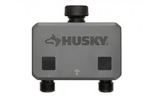 Husky Smart Watering Timer for Irrigation and Sprinklers Powered by Hubspace