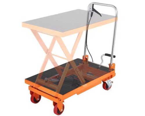 VEVOR Manual Hydraulic Lift Table Cart 330 lbs. Capacity 28.5 in. Lifting Height