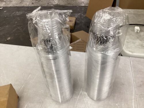 Disposable Plastic Wedding Cups, 12oz, 100ct