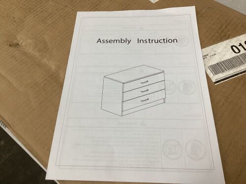 3 Drawer Chest of Drawers