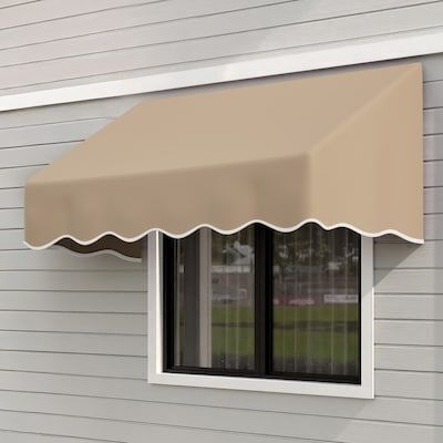 VINGLI 4x2 FT Outside Manual Retractable Awning for Door Entrance