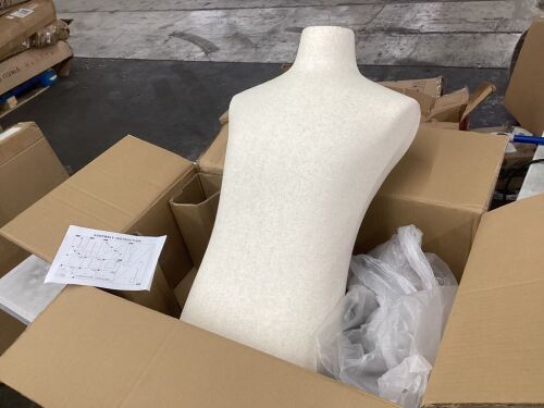 Male Mannequin Torso with Stand