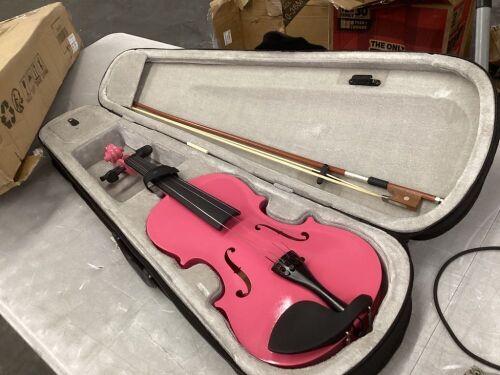 Beginner Acoustic Violin, Pink