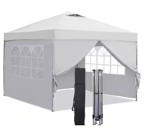 10' x 10' Outdoor Canopy Tent with 4 Sidewalls