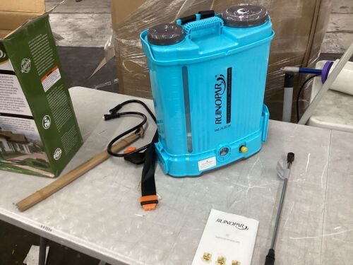 Ruinopar 4.2Gal Battery Powered Backpack Sprayer