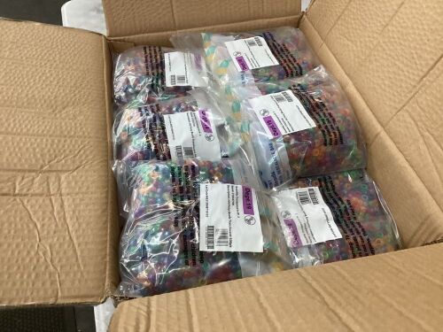 Case of (108) Translucent Pony Beads, 500pc