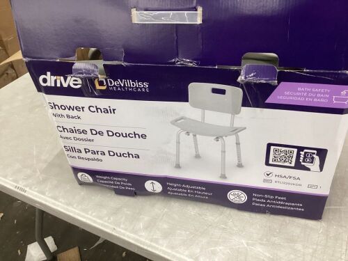 Drive Shower Chair with Back