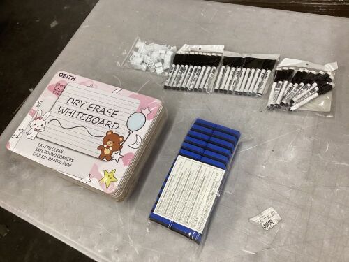 Dry Erase White Boards with Eraser & Marker, 30 Sets