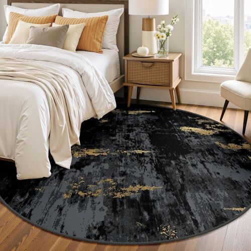 Washable Area Rug 8' Round