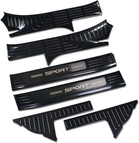 Inside Door Sill Scuff Plate Guard Cover Trims Stainless Steel for Toyota Highlander 2020-2026