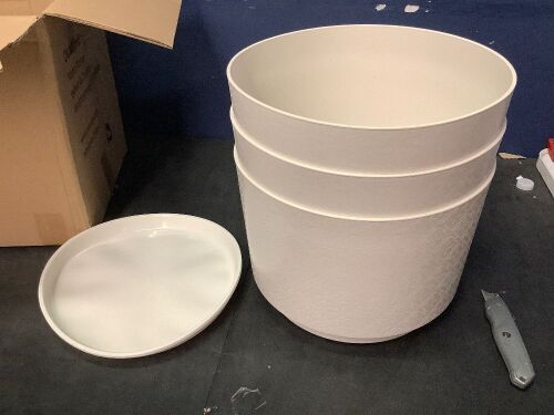 Multi-Pack OUMUHE Plastic Flower Pots