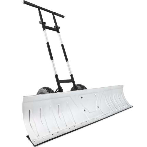 2-Wheel Snow Pusher w/ Adjustable Handle, Reflective Tape - 48in