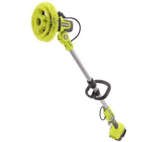 RYOBI ONE+ 18V Cordless Telescoping Soap Dispensing Scrubber (Tool Only)