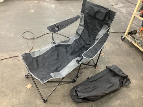 Camping Recliner with Footrest