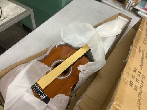 Beginner Acoustic Guitar Set w/ Case, Strap, Extra Strings - 38in
