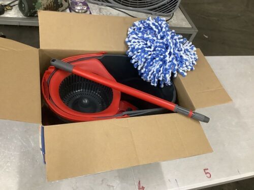 O-Cedar EasyWring Deep Clean Microfiber Spin Mop w/ Bucket System