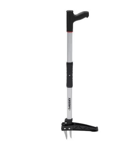 Husky 40 in. Stainless Steel Claw Garden Weeder with Slide Release Ejector and Trigger Handle