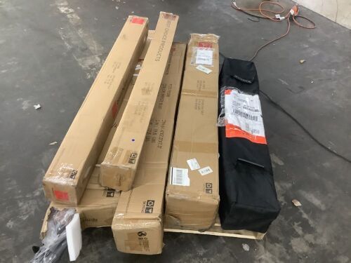 Lot of (4) Patio Umbrellas & (2) Pop Up Canopies - Uninspected