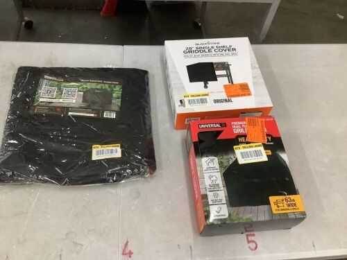 Lot of (3) Grill Covers