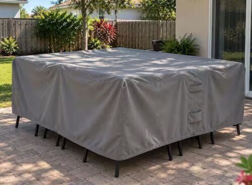KHOMO GEAR Patio Table and Chair Set Cover, Medium