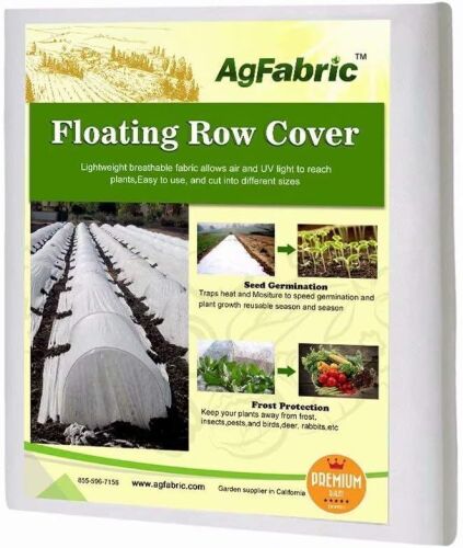 Agfabric Plant Covers Freeze Protection Floating Row Covers 14'x25' 0.9oz