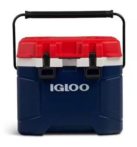 IGLOO Trailmate 25 qt. Chest Cooler-Red, White and Blue