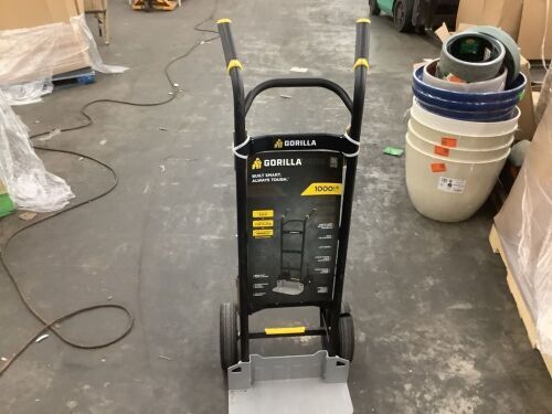 Gorilla 1,000 lbs. Capacity Steel Hand Truck - Broken Wheel