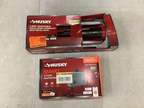 Husky 4500 sq. ft. Turbo Oscillating Sprinkler & Smart Watering Timer