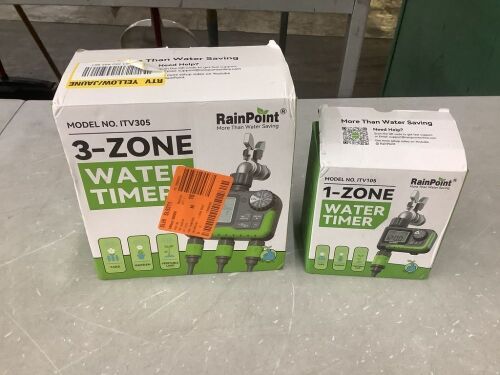 Lot of (2) RainPoint Water Timers