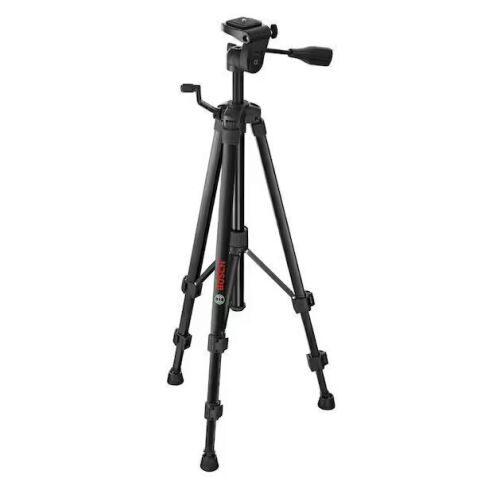 Bosch Compact Tripod with Extendable Height for Use with Line Lasers, Point Lasers, and Laser Distance Tape Measuring Tools