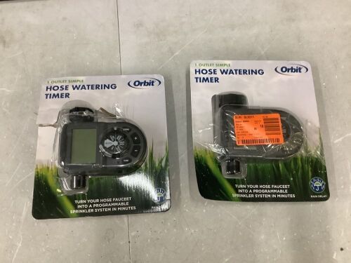Lot of (2) Orbit Hose Watering Timer