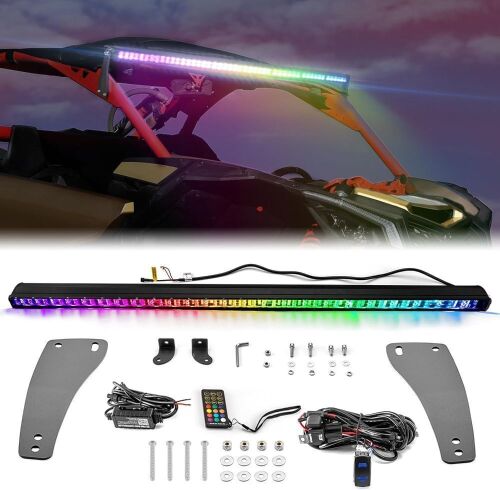 WeiSen 50" RGBW LED Light Bar Kit Fit for Can Am Maverick X3 Max 2017-2025